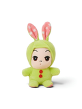 Green Bunny Plushie | 7-Inch Stuffed Toy in Rabbit Costume Soft Toy ST11910
