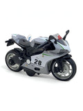Grey - R1 Sport Diecast Metal Bike Model - Collectible 1:12 Scale Motorcycle | MD-N-24.