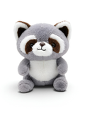 Grey Raccoon Stuffed Animal Plush – 8” Ultra-Soft Kawaii Plushie, Cute Animal Toy for Kids and Toddlers ST16509