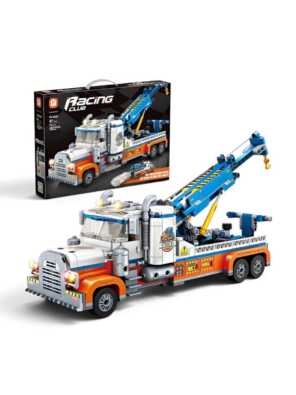 Heavy-Duty Tow Truck Building Kit – Technic Engineering Construction Set MD336