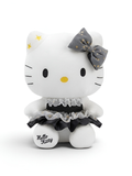 Hello Kitty 10-Inch Plush Doll – Elegant Black and White Designer Edition Stuffed Toy for Collectors and Kids ST16781