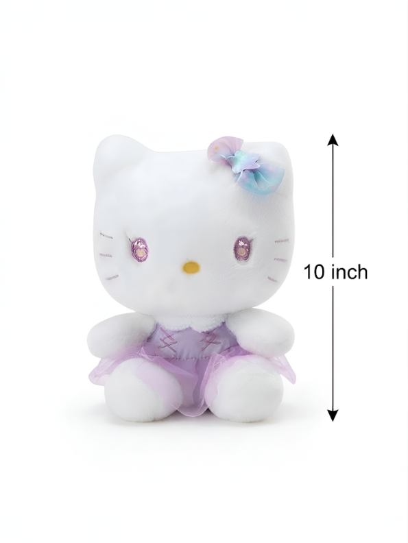 Hello Kitty Cute Plush Doll – Soft Lavender Dress Edition, 10-Inch Kids ST16779