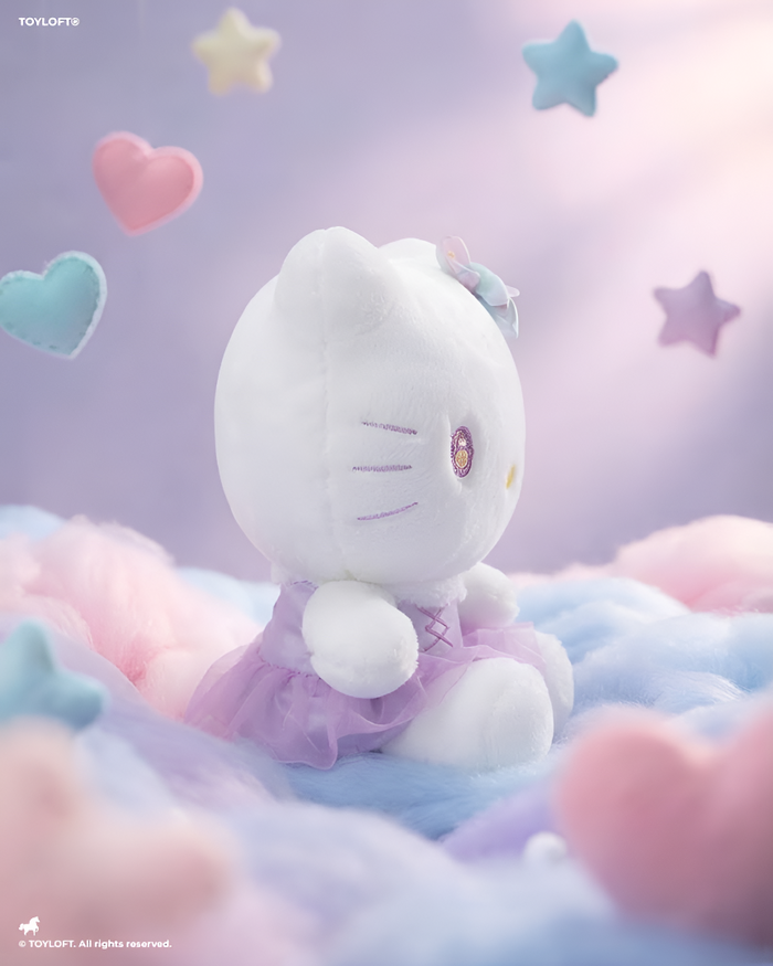 Hello Kitty Cute Plush Doll – Soft Lavender Dress Edition, 10-Inch Kids ST16779