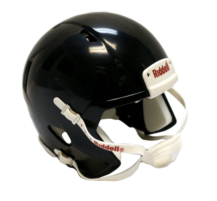 Helmet Riddell Blank Replica Mini Speed Style Black with White Parts-0