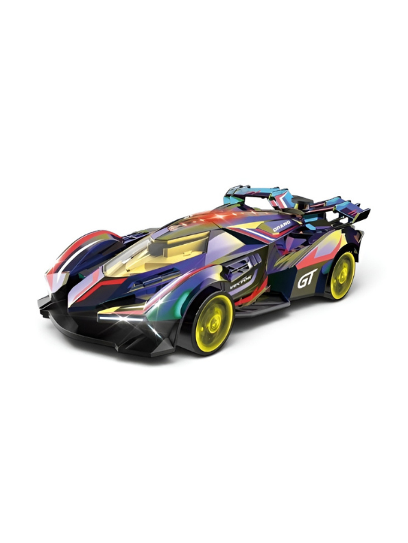 High-Speed 4WD RC Drift Racing Car with LED Lights and Spray Exhaust Function TV7166