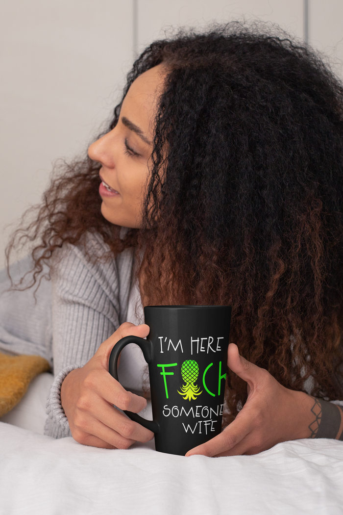 Humorous Black Mug - 15oz, Perfect Gift for Friends and Parties