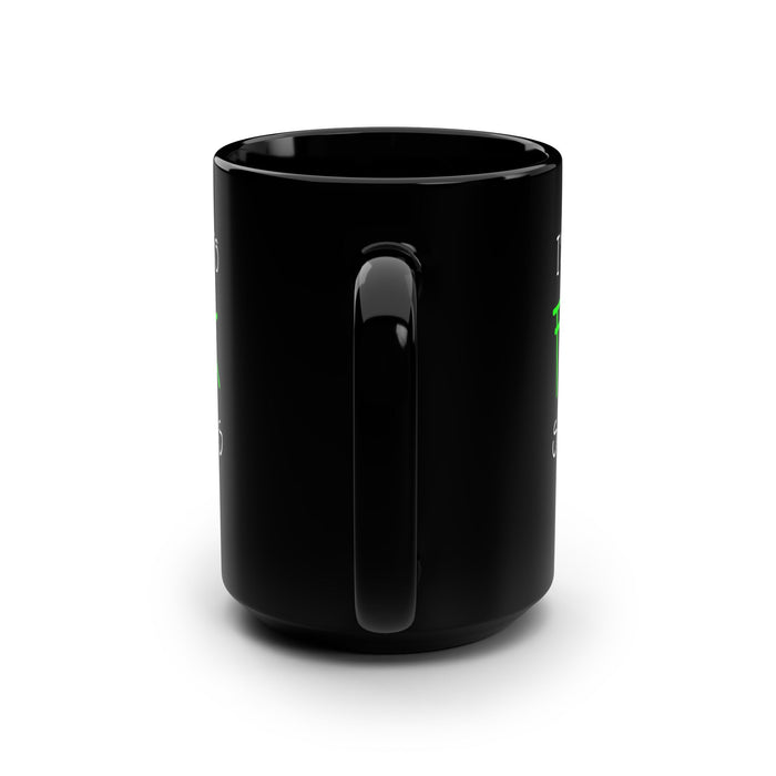 Humorous Black Mug - 15oz, Perfect Gift for Friends and Parties