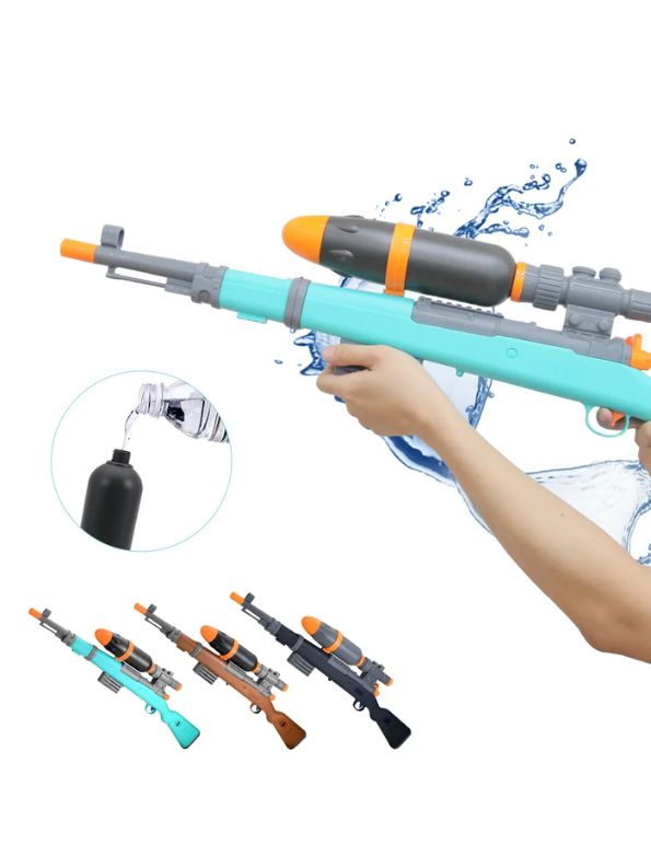 HydroSniper 3000 XTreme Soaker - High-Pressure Water Gun - Holi & Summer Toy for Kids, Boys & Girls.