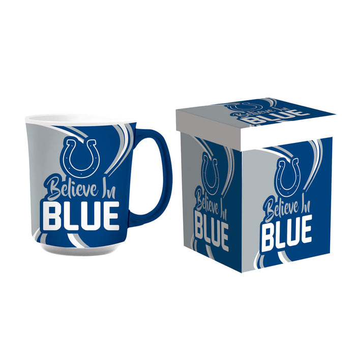 Indianapolis Colts Coffee Mug 14oz Ceramic with Matching Box-0