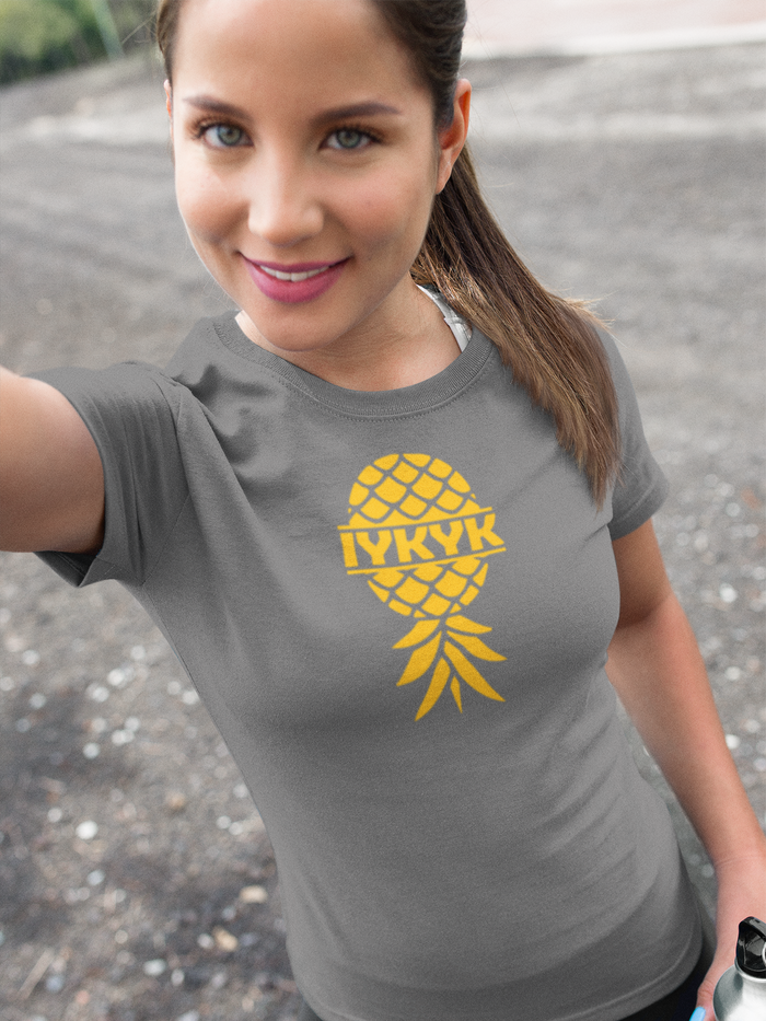 IYKYK Pineapple Unisex Jersey Tee - Fun Summer Graphic T-Shirt