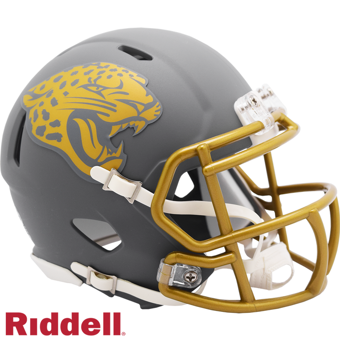 Jacksonville Jaguars Helmet Riddell Replica Mini Speed Style Slate Alternate-0