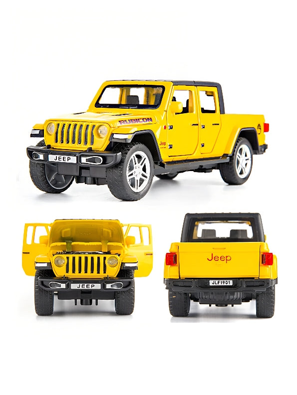 Jeep Diecast Metal Model Car - Yellow (MS-M-27) - Toyloft