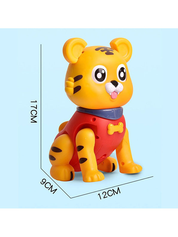 Jumping Tiger Musical Toy Lights And Sound - Red (L-1) - Toyloft