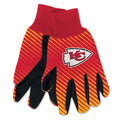 Kansas City Chiefs Two Tone Adult Size Gloves-0