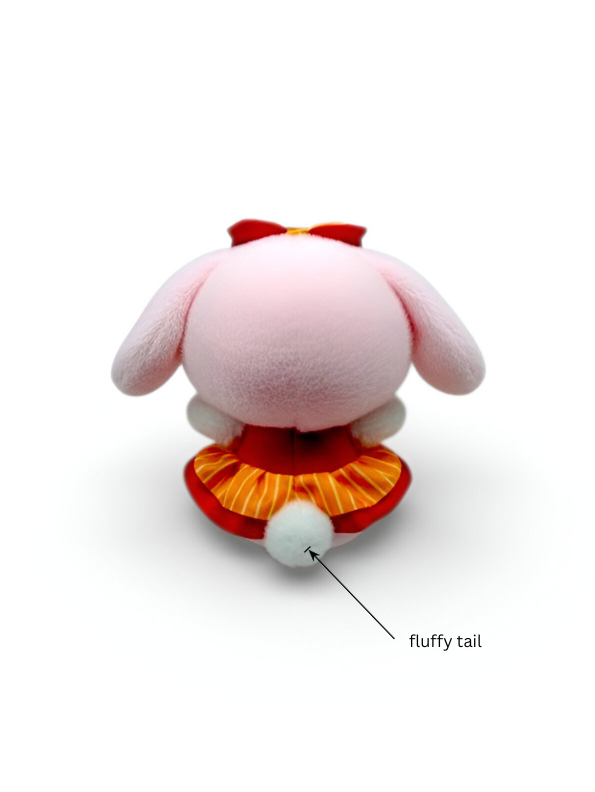 Kawaii McDonald's Red Dress Sanrio Style Plushie – 8-Inch Cute Collectible Soft Toy ST15964.