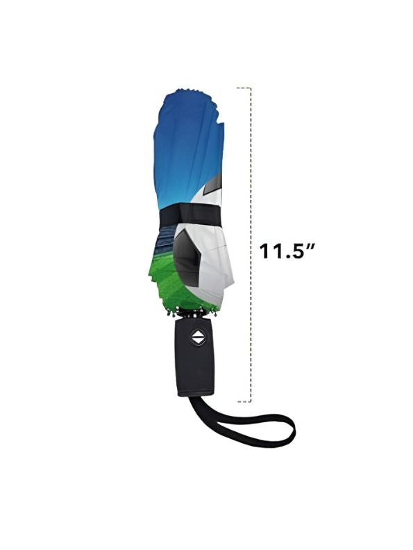 KickBrella - Fun Football Print Umbrella for Boys & Girls | Lightweight & Waterproof NOV9931.