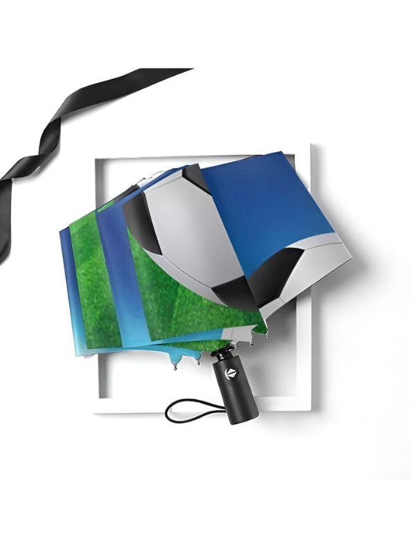 KickBrella - Fun Football Print Umbrella for Boys & Girls | Lightweight & Waterproof NOV9931.