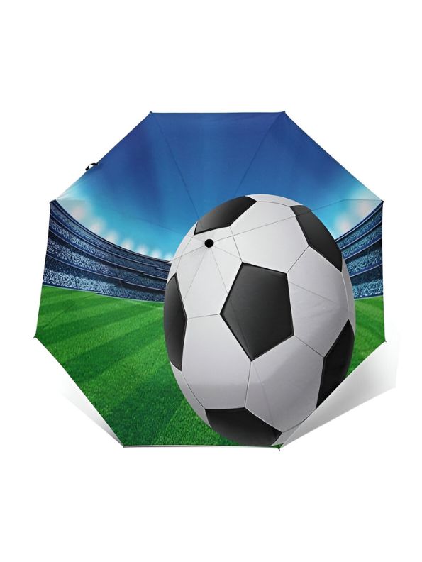 KickBrella - Fun Football Print Umbrella for Boys & Girls | Lightweight & Waterproof NOV9931.