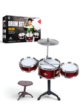 Kids Drum Set – 3 Mini Drums with Cymbal & Drumsticks, Musical Instrument Toy for Boys & Girls (Age 5+) TV7065