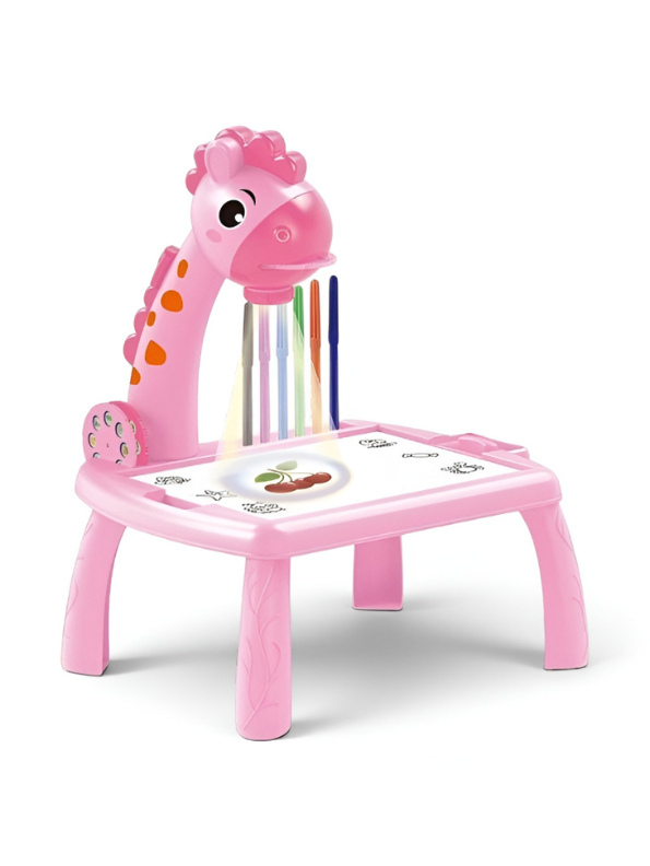 Kids' Giraffe Projection Drawing Board with Musical Educational Table TV6982