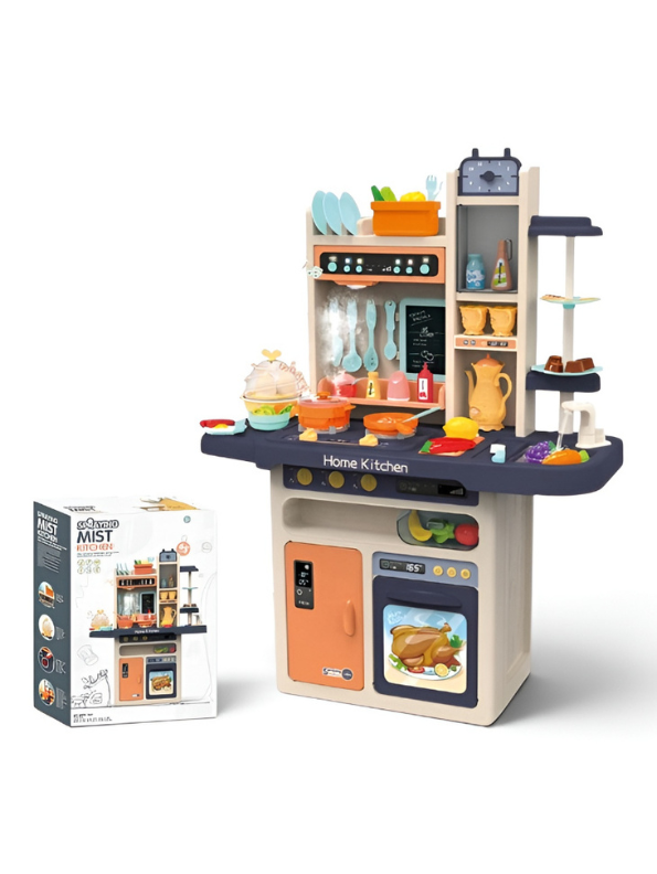 Kids Pretend Play Kitchen Set with 65 Accessories | Kitchen Playset MD181