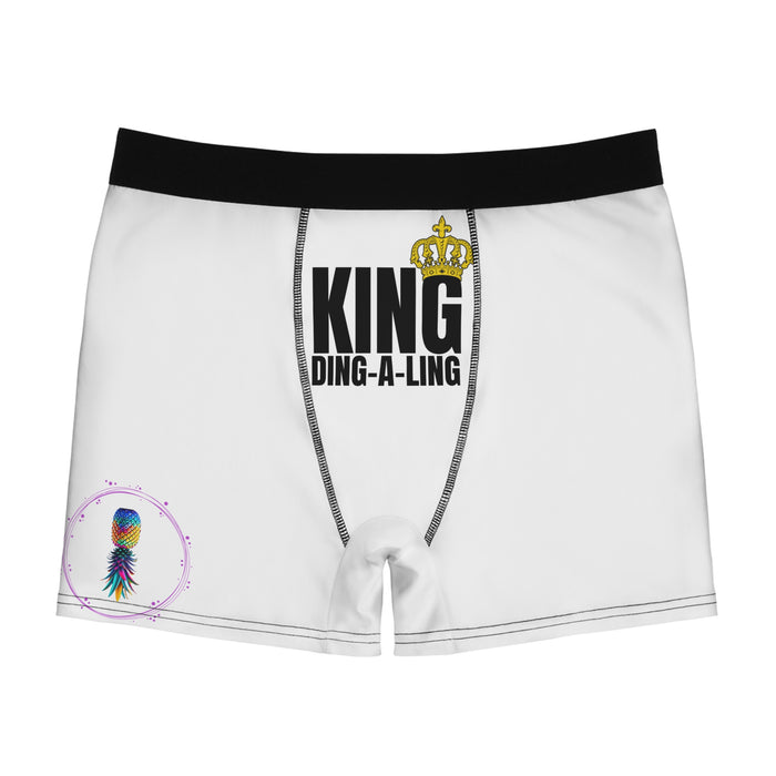 King Ding-A-Ling Men's Boxer Briefs - Comfortable & Fun Underwear for Men