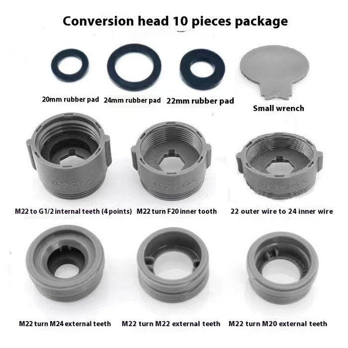 Gray Adapter Accessory Bag