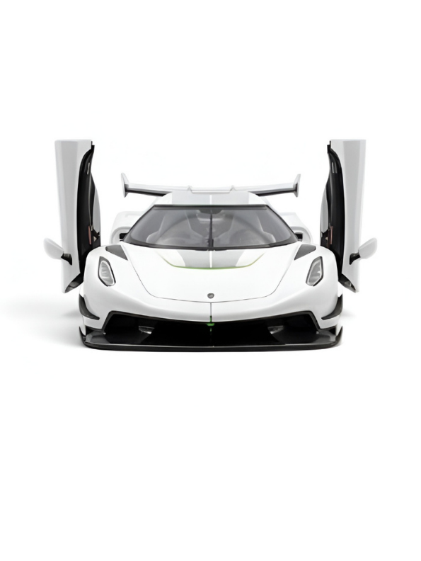 Koenigsegg Jesko Diecast Model Car 1:32 Scale with Acrylic Display Case White MD526.