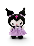 Kuromi Plushie with Lavender Lace Bow & Skirt – 10"  Cute Collectible Sanrio Character Toy for Kids ST15437