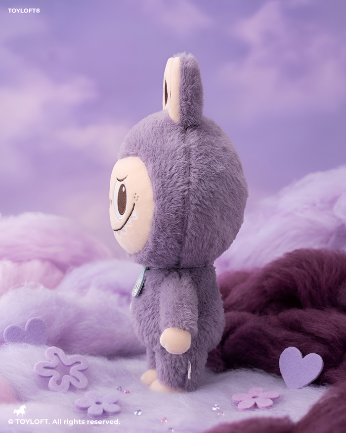 Labubu Monster Series Lavender 8" Cute Bunny Plush Toy Doll ST15568