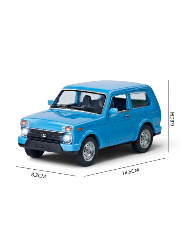 Lada Niva Simulated Vehicle Model Car 1:24 Scale – Collectible Miniature MD247