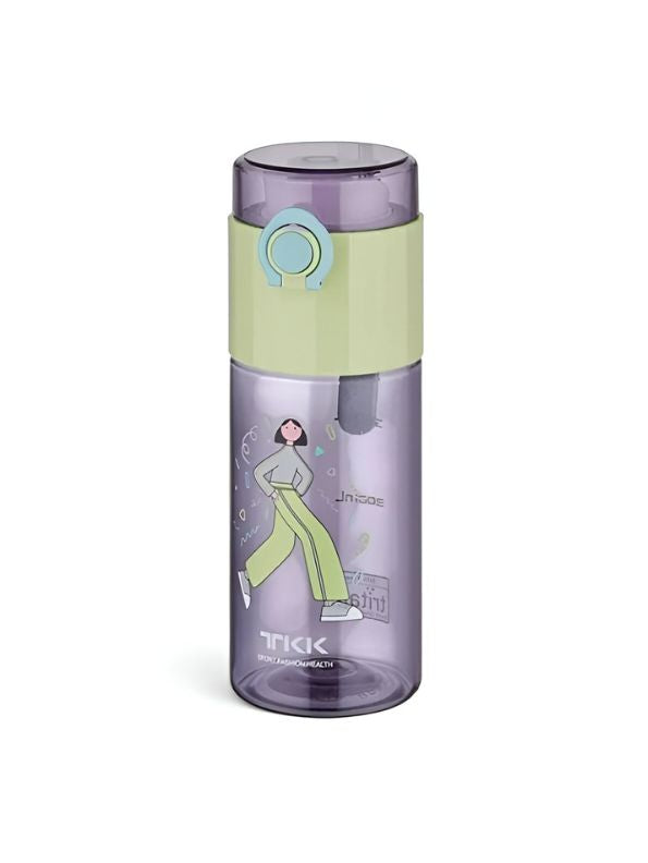 Lady Print Water Bottle  –  500ml Feminine Design Water Bottle for Girls | Durable, Cute & Leak-Proof NOV3300.