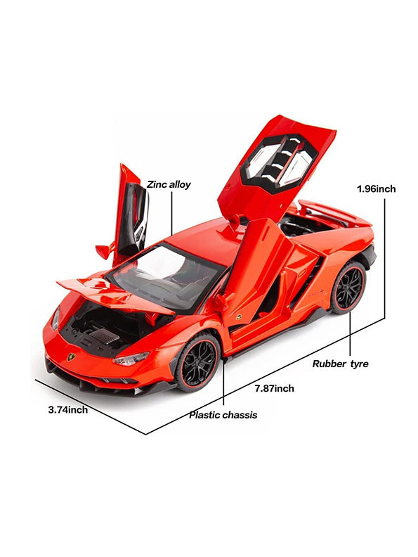 Lamborghini Centenario LP770 Diecast Metal Model Car - Red Big Size (L12-109) - Toyloft