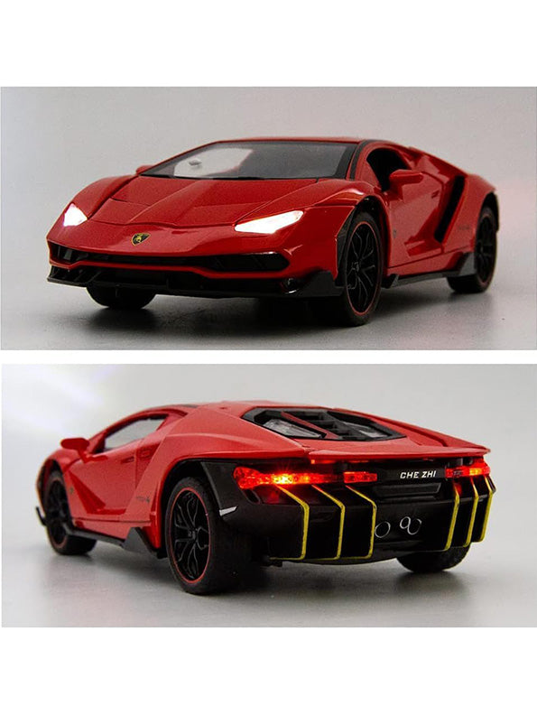 Lamborghini Centenario LP770 Diecast Metal Model Car - Red Big Size (L12-109) - Toyloft