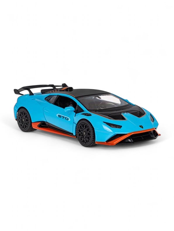 Lamborghini Huracán STO Model 1:24 Scale Diecast Car - Blue Metal Collectible | TV-O-24 - Toyloft