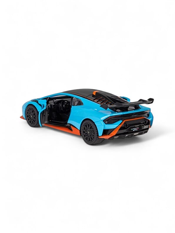 Lamborghini Huracán STO Model 1:24 Scale Diecast Car - Blue Metal Collectible | TV-O-24 - Toyloft