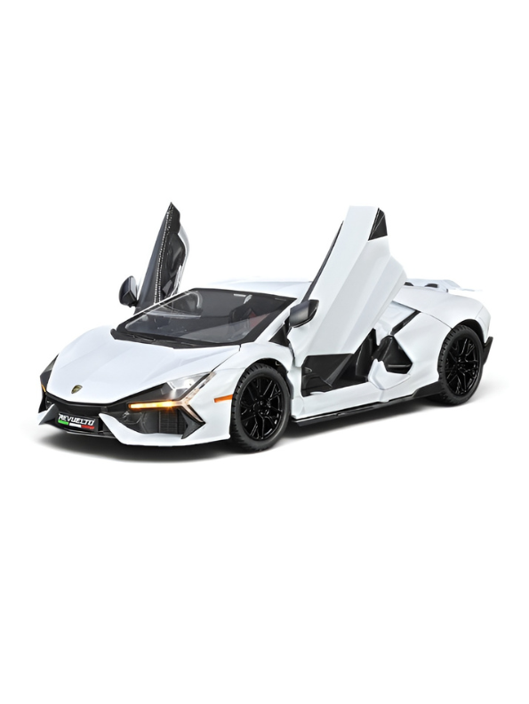 Lamborghini Revuelto 1:28 Scale Diecast Model Car White TV7242.