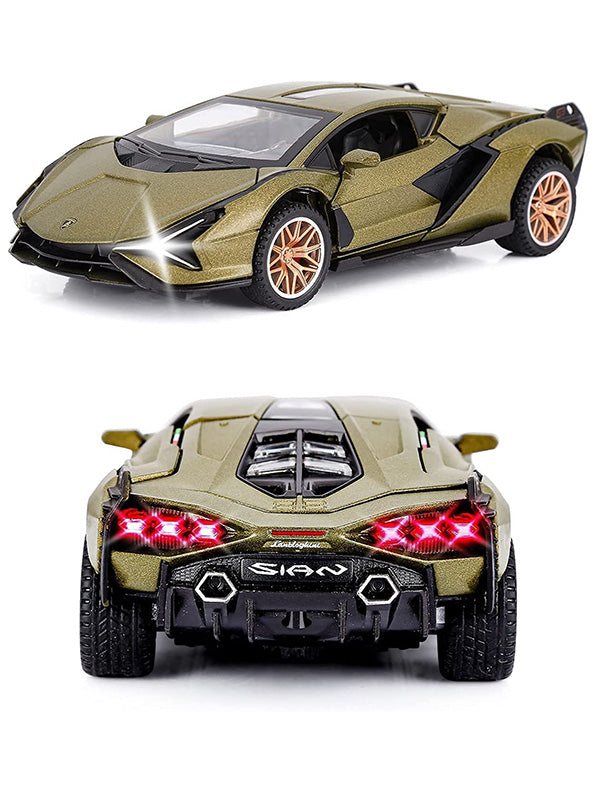 Lamborghini Sian FKP 37 Diecast Metal Model Car - Brown (L12-110) - Toyloft