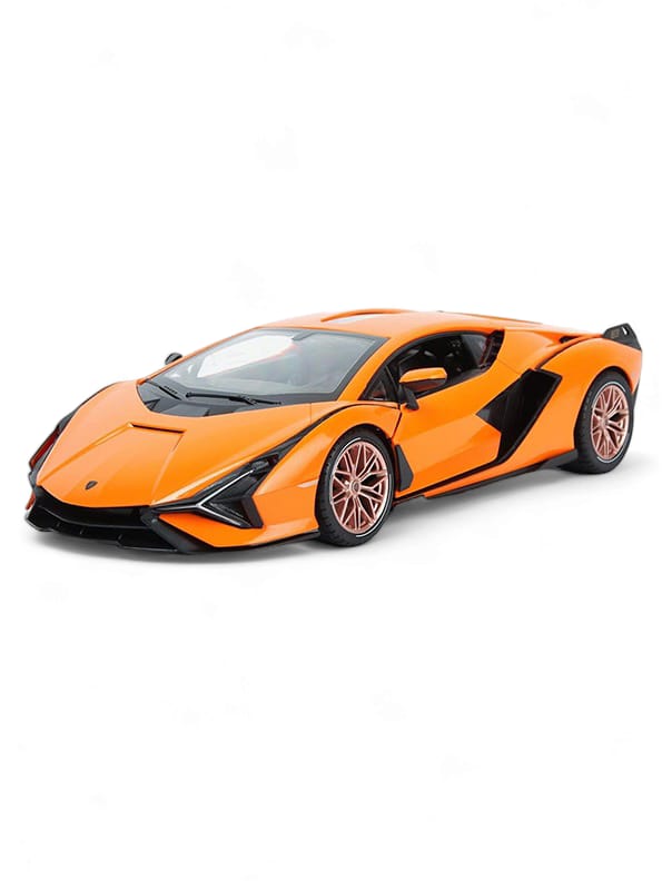 Lamborghini Sian FKP 37 Metal Model Diecast Car - Orange (TV-May-13) - Toyloft