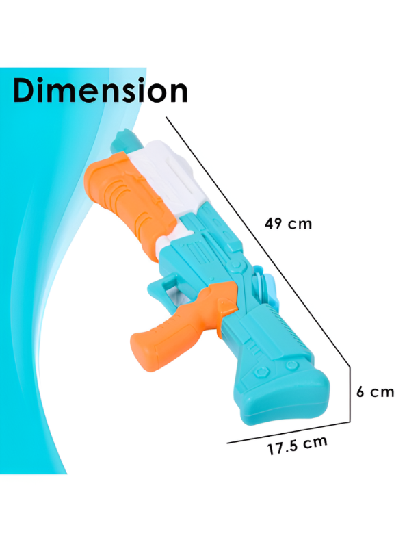 Large Capacity Automatic Water Blaster – High-Power Pichkari Gun Toy - Green.