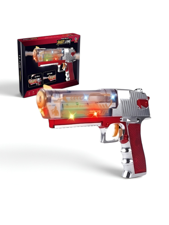 Light-Up Toy Pistol with Smoke Effect TV6804.