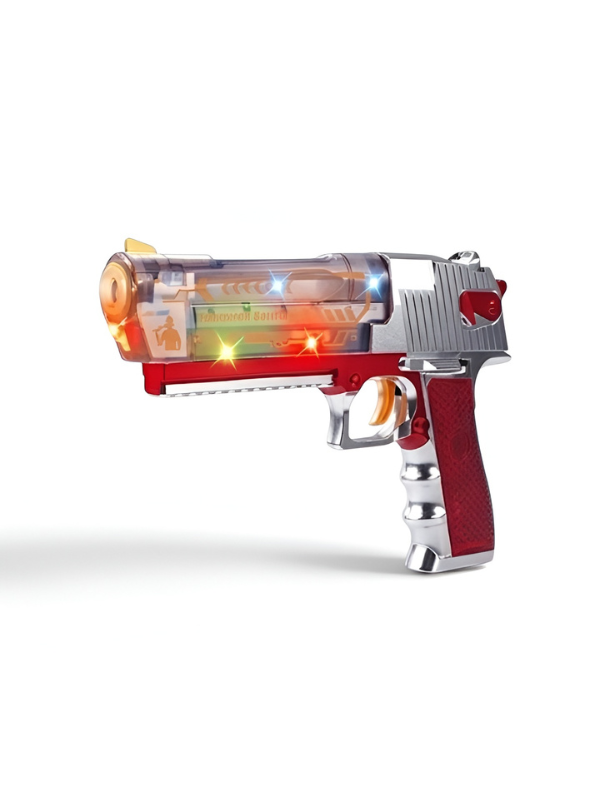 Light-Up Toy Pistol with Smoke Effect TV6804.