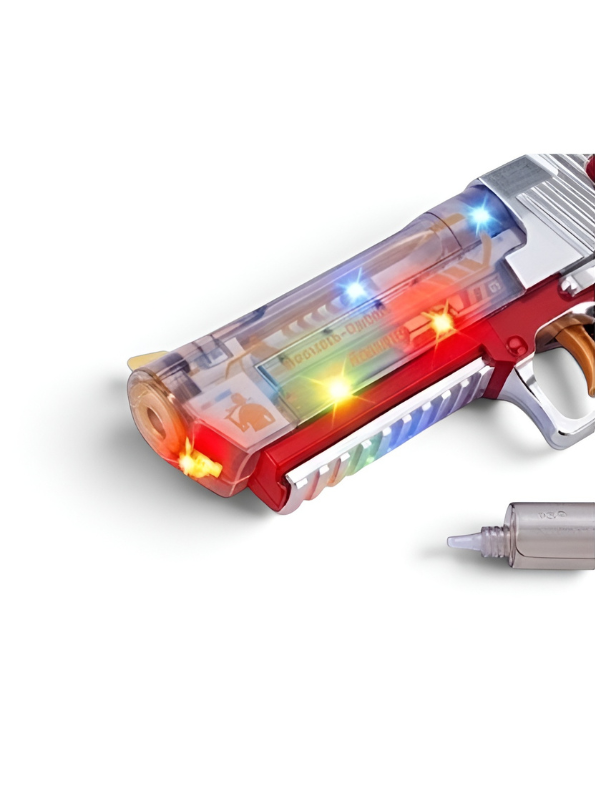 Light-Up Toy Pistol with Smoke Effect TV6804.