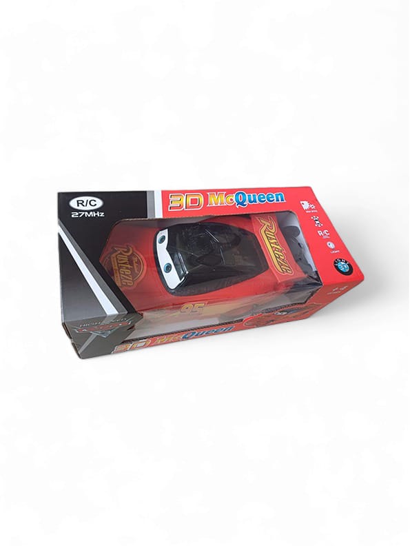 Lightning 3D McQueen Remote Control Car (M-49): Experience the Excitement of Lightning McQueen and Flash McQueen with Real Hot Wheels Action! - Toyloft