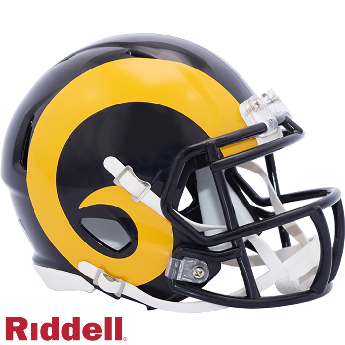 Los Angeles Rams Helmet Riddell Replica Mini Speed Style 1981-1999 T/B-0