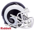 Los Angeles Rams Helmet Riddell Replica Mini Speed Style 2017-2019 T/B-0