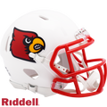 Louisville Cardinals Helmet Riddell Replica Mini Speed Style White-0