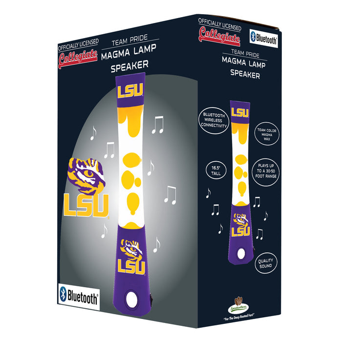 LSU Tigers Magma Lamp - Bluetooth Speaker-0