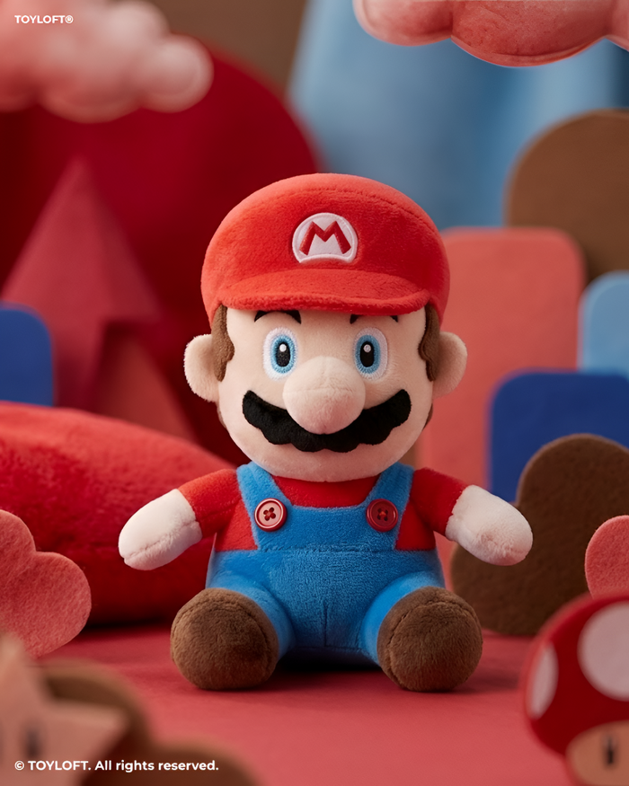 Luigi Super Mario Soft Toy - 7 Inch Plush Stuffed Toy with Cap ST15973.