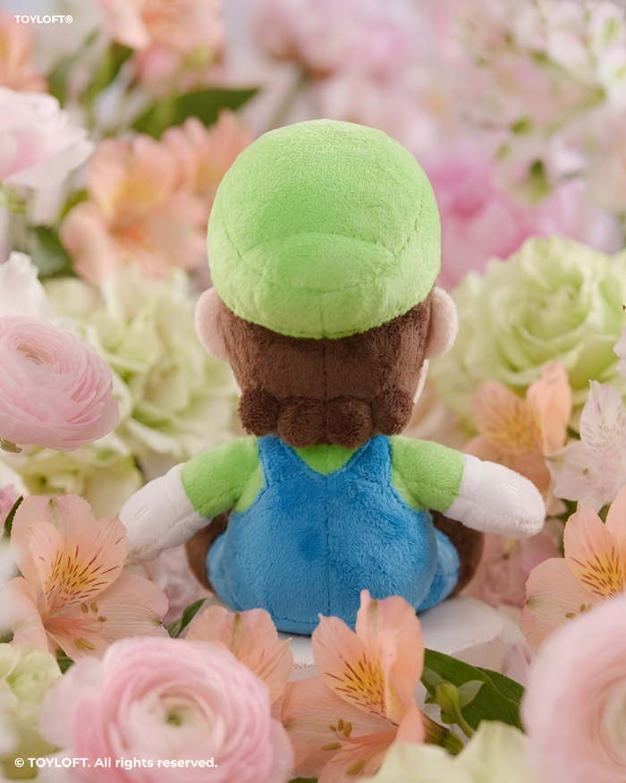 Luigi Super Mario Soft Toy - 7 Inch Plush Stuffed Toy with Green Cap ST15973.